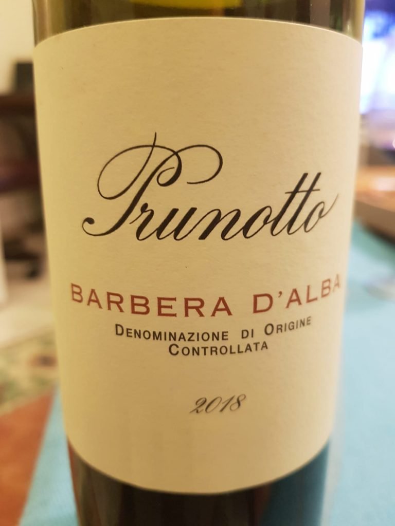Read more about the article Prunotto Barbera d’ Alba 2018