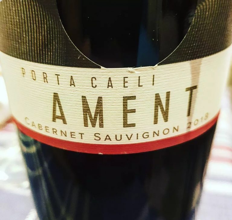 Read more about the article Porta Caeli Ament Cabernet Sauvignon 2018
