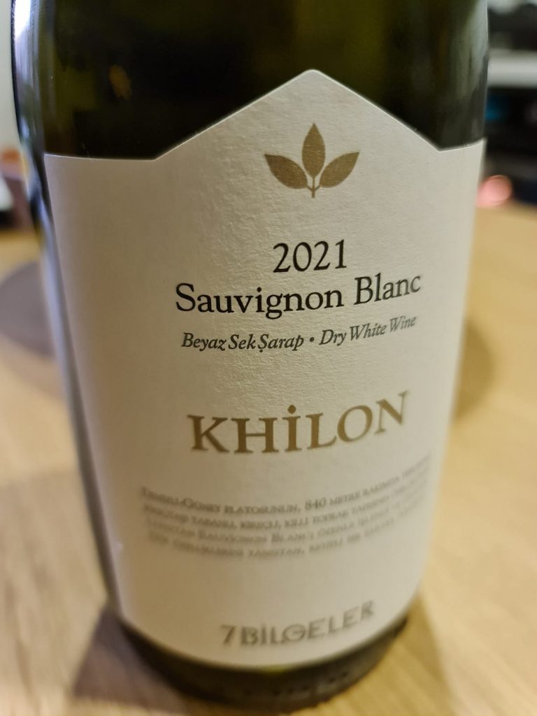 Read more about the article 7 Bilgeler Khilon Sauvignon Blanc 2021